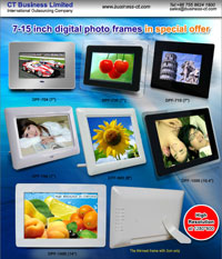 7-15 Inch Digital Photo Frames leaflet